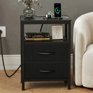 USB Open Shelf Cabinet