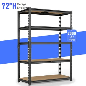 Adjustable Heavy-Duty Metal Shelving