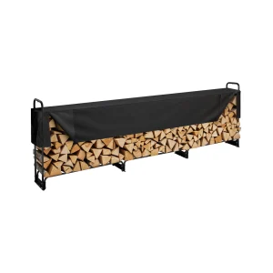 Outdoor Firewood Rack with Cover