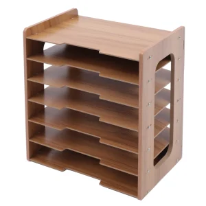 7-Tier Wood Desktop Organizer